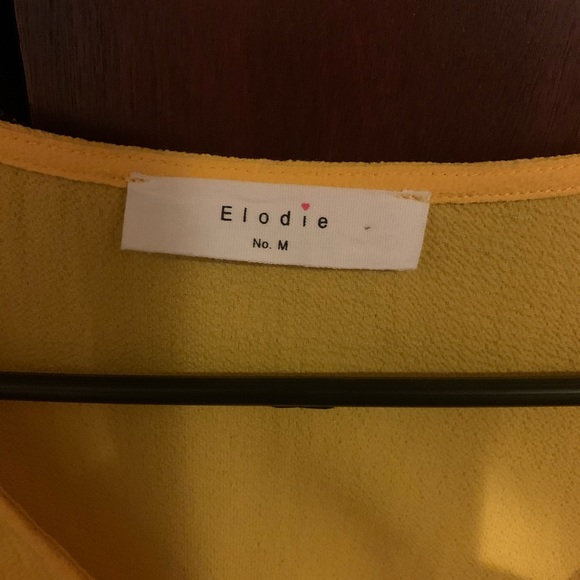 Yellow crop top - Picture 2 of 2